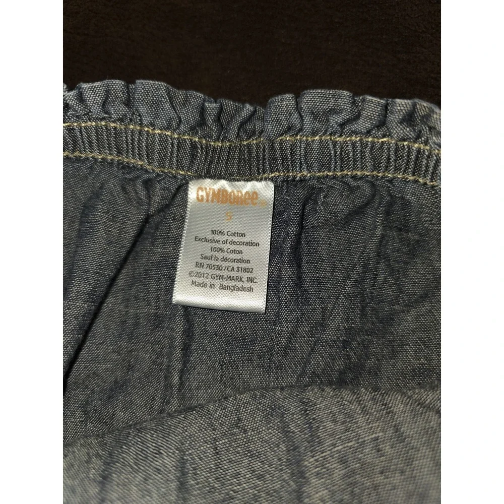 Gymboree‎ rainbow cabana jean romper size 5